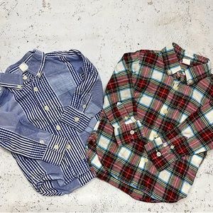 BabyGAP Plaid Button Down Shirts Boy’s Size 18-24 Months